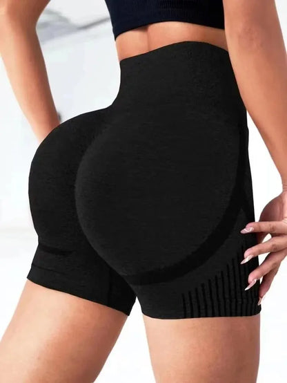 Yoga shorts hög midja