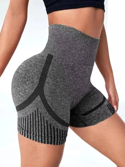 Yoga shorts hög midja