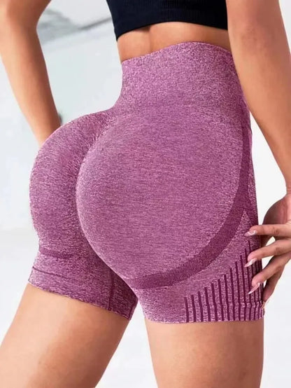 Yoga shorts hög midja